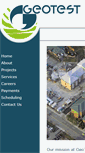 Mobile Screenshot of geotest-inc.com